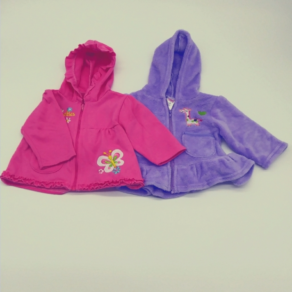 Coney Isle Baby Girl Hooded Sweaters